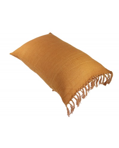 LIN FRANGES  Grande Housse de Coussin 50x75 cm