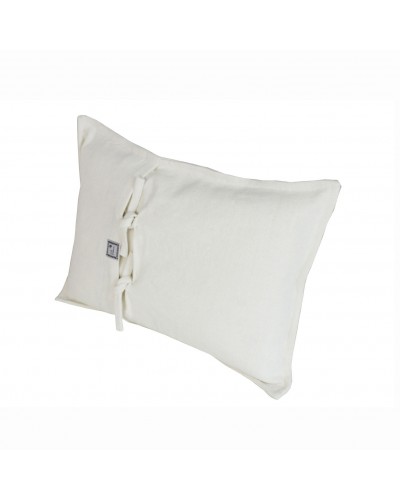 LIN FRANGES  Housse de coussin 30x45 cm